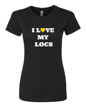 Load image into Gallery viewer, I LOVE MY LOCS TEE (BLK) - Good Loc Day