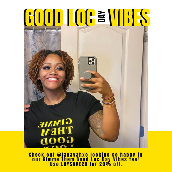 Gimme Them Good Loc Day Vibes tee!⚡