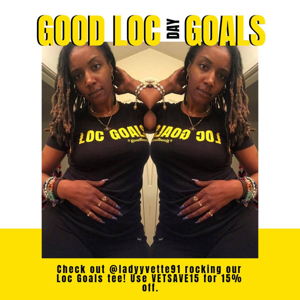 Check out @ladyyvette91 rocking our LOC GOALS Tee 💛