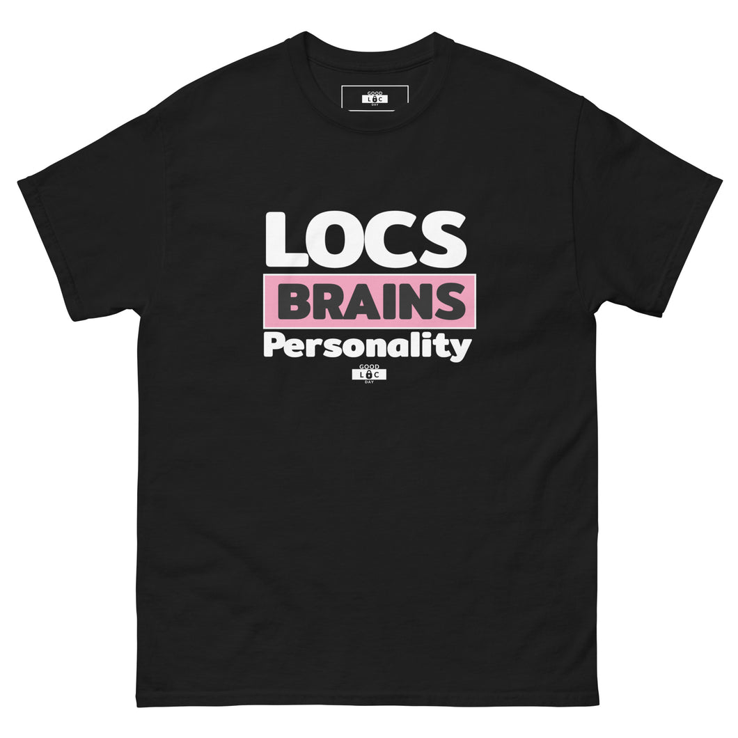 Locs Brains Personality BCA Tee