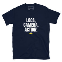 Load image into Gallery viewer, LOCS, CAMERA, ACTION! T-Shirt