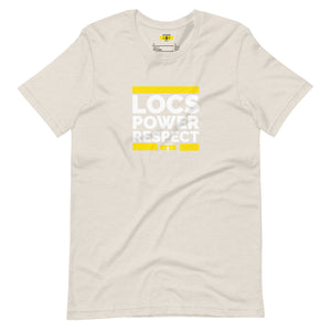 LOCS, POWER, RESPECT t-shirt
