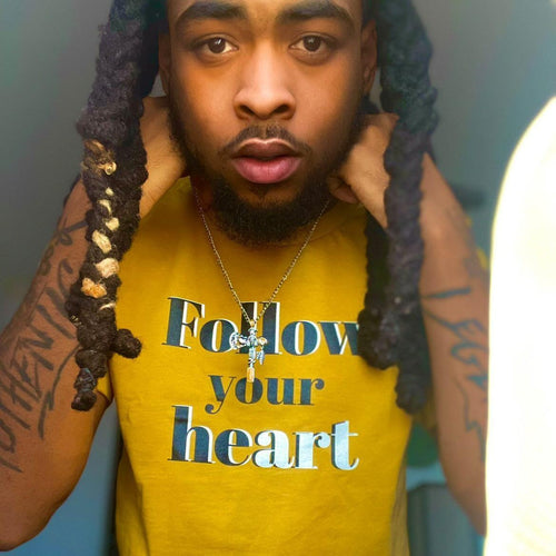 FOLLOW YOUR HEART TEE (YL)