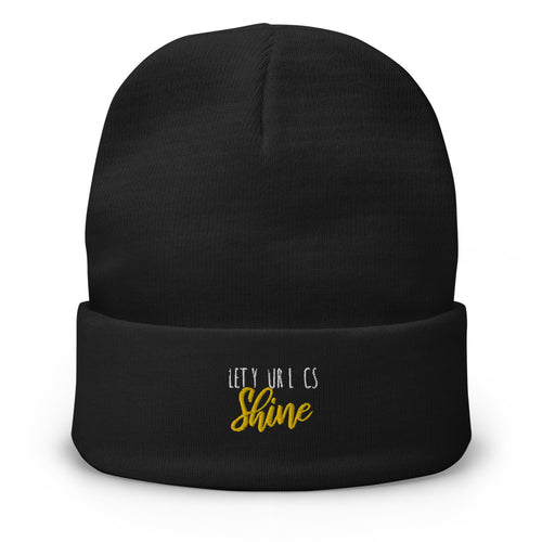 LET YOUR LOCS SHINE Beanie