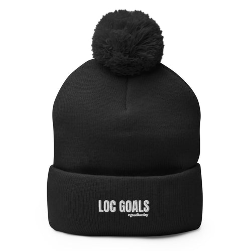 LOC GOALS Pom-Pom Beanie