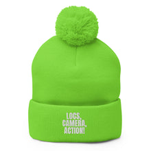 Load image into Gallery viewer, LOCS, CAMERA, ACTION Pom-Pom Beanie