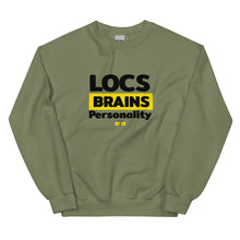 Load image into Gallery viewer, LOCS BRAINS PERSONALITY Sweatshirt