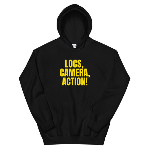 LOCS, CAMERA, ACTION! Unisex Hoodie
