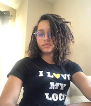 Load image into Gallery viewer, I LOVE MY LOCS TEE (BLK)